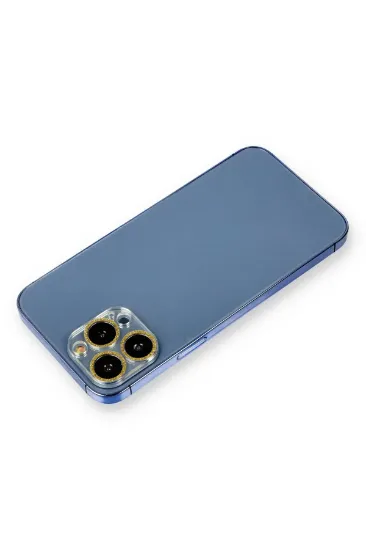 Newface iPhone 13 Pro Shine Kamera Lens Koruma Cam - Gold resmi