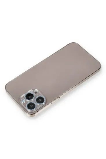 Newface iPhone 13 Pro Max Shine Kamera Lens Koruma Cam - Sierra Blue resmi