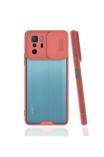 Newface Xiaomi Poco X3 GT Kılıf Platin Kamera Koruma Silikon - Pembe resmi