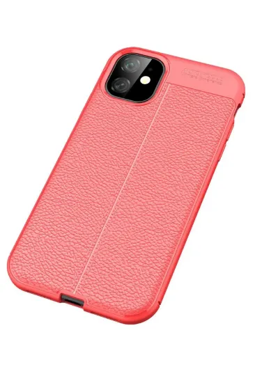 Newface iPhone 11 Kılıf Auto Focus Kapak - Kırmızı resmi