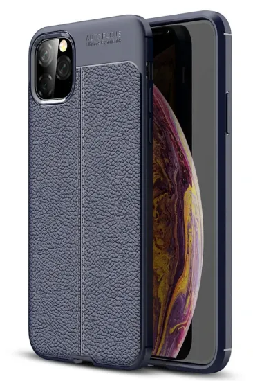 Newface iPhone 11 Pro Max Kılıf Auto Focus Kapak - Lacivert resmi