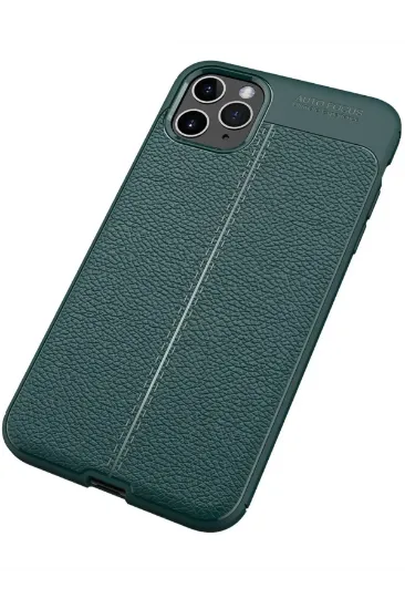Newface iPhone 11 Pro Max Kılıf Auto Focus Kapak - Yeşil resmi