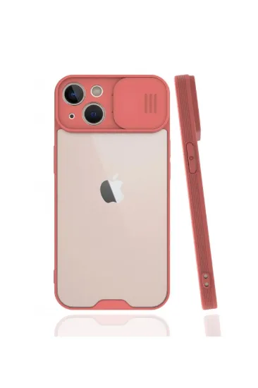 Newface iPhone 13 Mini Kılıf Platin Kamera Koruma Silikon - Pembe resmi
