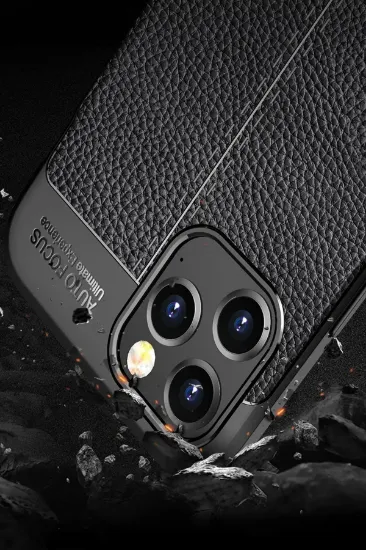 Newface iPhone 12 Pro Kılıf Auto Focus Kapak - Lacivert resmi