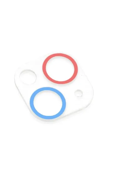 Newface iPhone 13 Renkli Kamera Lens Koruma Cam - Pembe-Mavi resmi