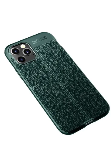 Newface iPhone 12 Pro Max Kılıf Auto Focus Kapak - Yeşil resmi