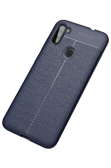 Newface Samsung Galaxy A11 Kılıf Auto Focus Kapak - Lacivert resmi