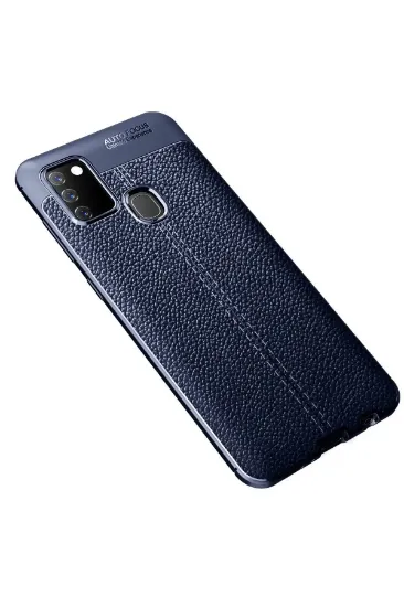 Newface Samsung Galaxy A21S Kılıf Auto Focus Kapak - Lacivert resmi