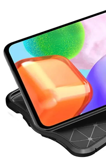 Newface Samsung Galaxy A21S Kılıf Auto Focus Kapak - Lacivert resmi
