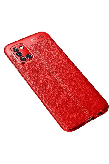 Newface Samsung Galaxy A31 Kılıf Auto Focus Kapak - Kırmızı resmi