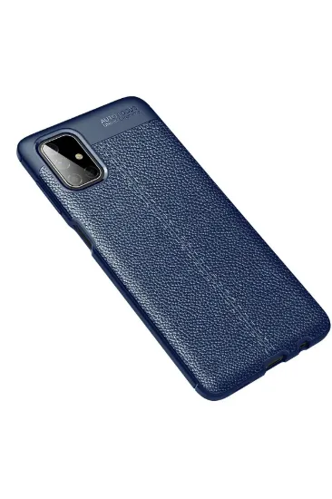 Newface Samsung Galaxy M51 Kılıf Auto Focus Kapak - Lacivert resmi