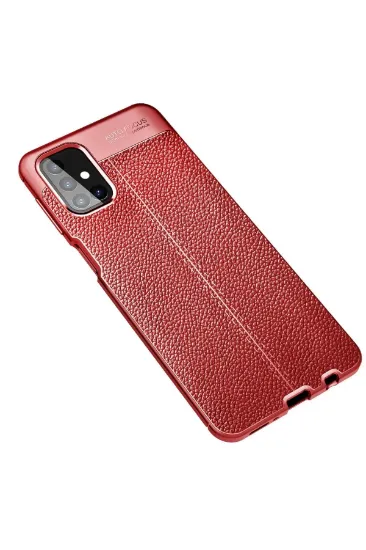 Newface Samsung Galaxy M31S Kılıf Auto Focus Kapak - Kırmızı resmi