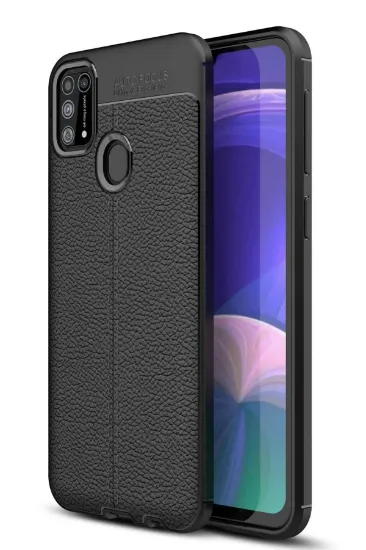 Newface Samsung Galaxy M31 Kılıf Auto Focus Kapak - Siyah resmi