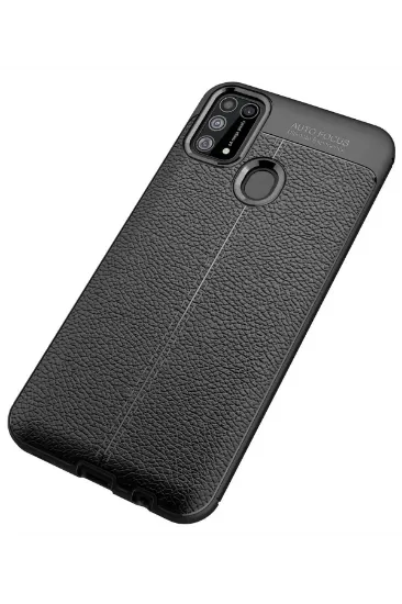 Newface Samsung Galaxy M31 Kılıf Auto Focus Kapak - Siyah resmi