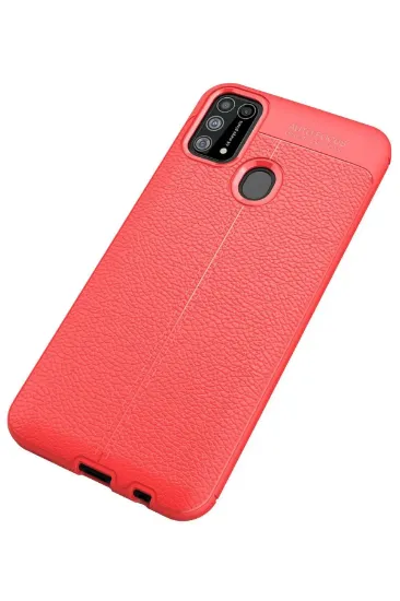 Newface Samsung Galaxy M31 Kılıf Auto Focus Kapak - Kırmızı resmi