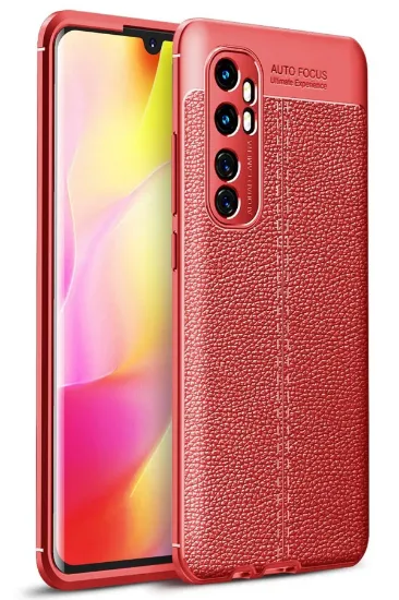 Newface Xiaomi Mi Note 10 Lite Kılıf Auto Focus Kapak - Kırmızı resmi