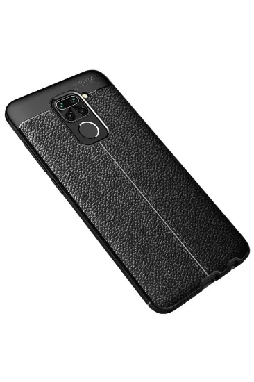 Newface Xiaomi Redmi Note 9 Kılıf Auto Focus Kapak - Siyah resmi