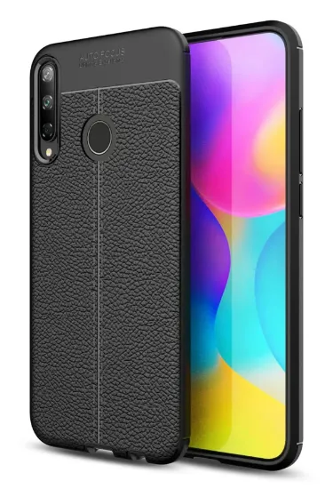 Newface Huawei P40 Lite E Kılıf Auto Focus Kapak - Siyah resmi