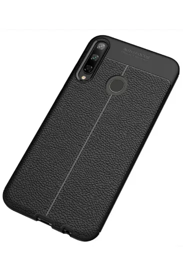 Newface Huawei P40 Lite E Kılıf Auto Focus Kapak - Siyah resmi