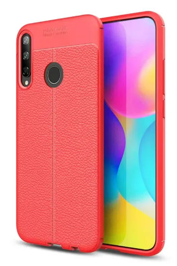 Newface Huawei P40 Lite E Kılıf Auto Focus Kapak - Kırmızı resmi