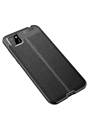 Newface Huawei Y5P Kılıf Auto Focus Kapak - Siyah resmi