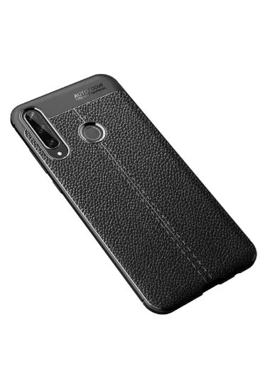 Newface Huawei Y6P Kılıf Auto Focus Kapak - Siyah resmi