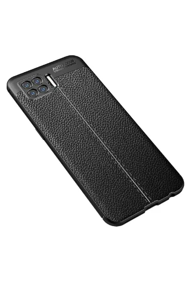 Newface Oppo A73 Kılıf Auto Focus Kapak - Siyah resmi