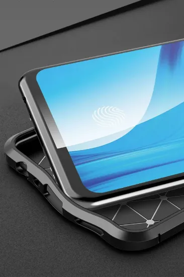 Newface Oppo Reno 4 Lite Kılıf Auto Focus Kapak - Siyah resmi