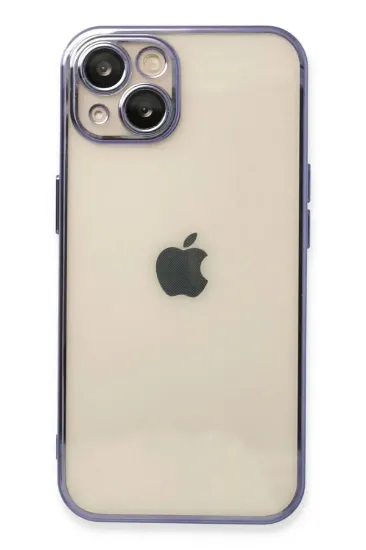 Newface iPhone 13 Kılıf Razer Lensli Silikon - Mor resmi