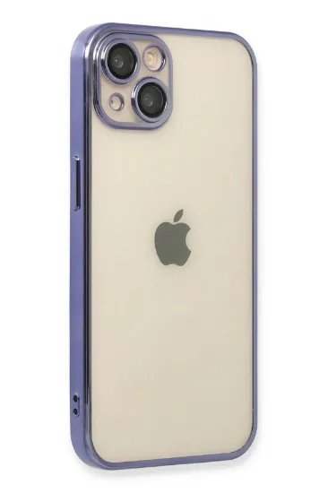 Newface iPhone 13 Kılıf Razer Lensli Silikon - Mor resmi