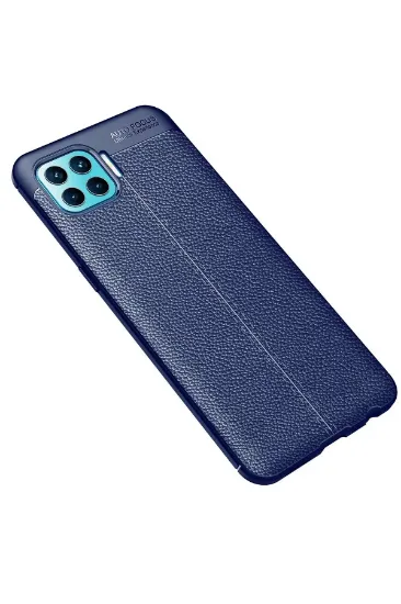 Newface Oppo Reno 4 Lite Kılıf Auto Focus Kapak - Lacivert resmi