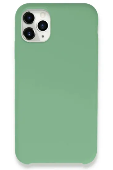 Newface iPhone 11 Pro Kılıf Lansman Legant Silikon - Yeşil resmi