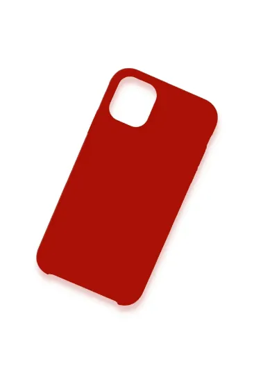 Newface iPhone 11 Pro Max Kılıf Lansman Legant Silikon - Kırmızı resmi