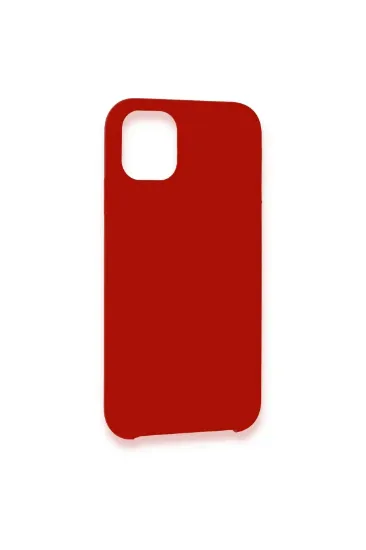 Newface iPhone 11 Pro Max Kılıf Lansman Legant Silikon - Kırmızı resmi
