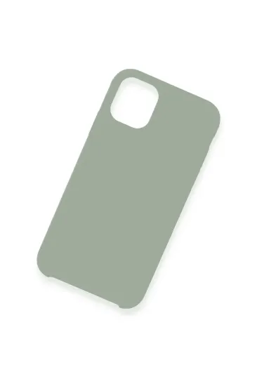 Newface iPhone 11 Pro Max Kılıf Lansman Legant Silikon - Açık Gri resmi