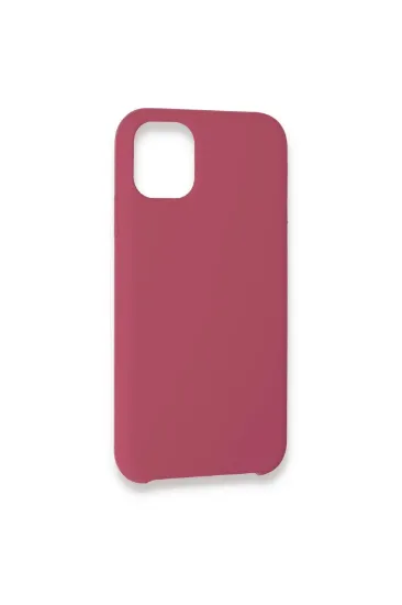 Newface iPhone 11 Pro Max Kılıf Lansman Legant Silikon - Fuşya resmi