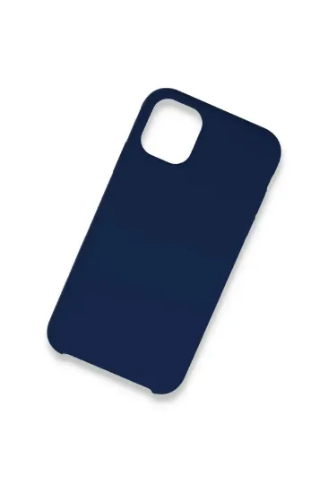 Newface iPhone 12 Kılıf Lansman Legant Silikon - Lacivert resmi