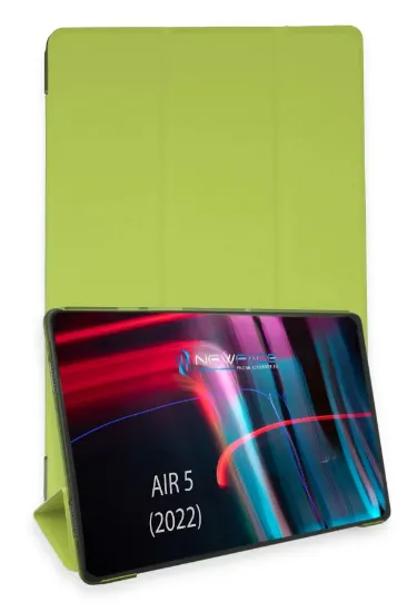 Newface iPad Air 5 (2022) Kılıf Tablet Smart Kılıf - Açık Yeşil resmi