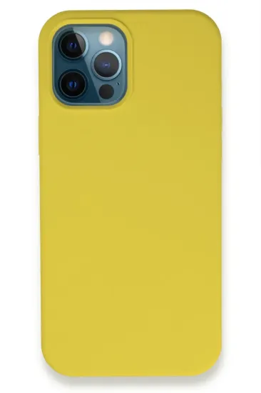 Newface iPhone 12 Pro Max Kılıf Lansman Legant Silikon - Bordo resmi