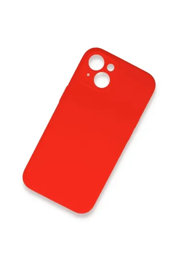 Newface iPhone 13 Mini Kılıf Lansman Legant Silikon - Kırmızı resmi