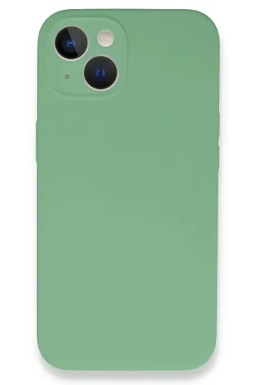 Newface iPhone 13 Mini Kılıf Lansman Legant Silikon - Yeşil resmi