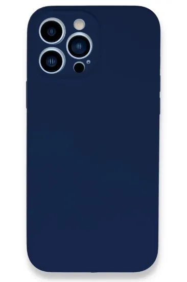 Newface iPhone 13 Pro Kılıf Lansman Legant Silikon - Lacivert resmi