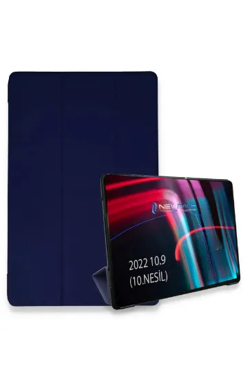 Newface iPad 2022 10.9 (10.nesil) Kılıf Tablet Smart Kılıf - Lacivert resmi