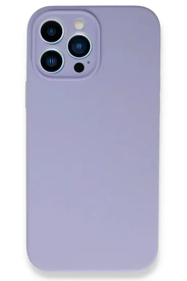 Newface iPhone 13 Pro Max Kılıf Lansman Legant Silikon - Lila resmi