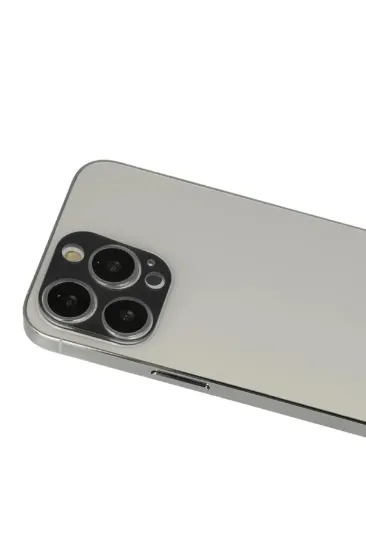 Newface iPhone 13 Pro Max Rainbow Kamera Lens Koruma Cam - Siyah resmi