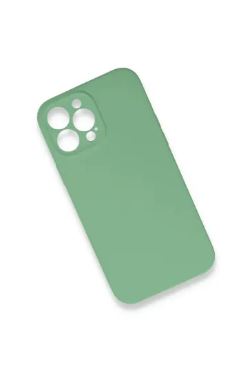 Newface iPhone 13 Pro Max Kılıf Lansman Legant Silikon - Yeşil resmi