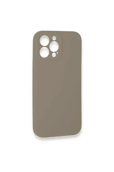 Newface iPhone 13 Pro Max Kılıf Lansman Legant Silikon - Bej resmi