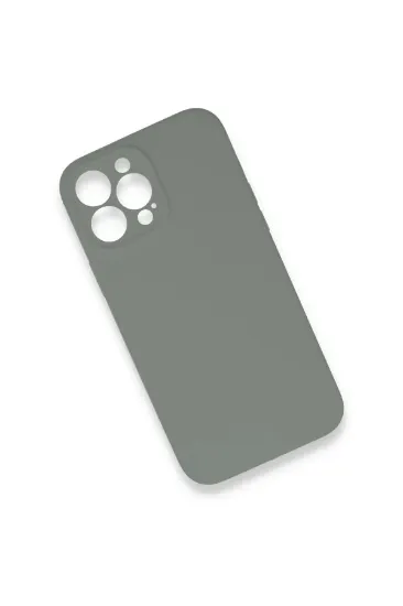 Newface iPhone 13 Pro Max Kılıf Lansman Legant Silikon - Gri resmi