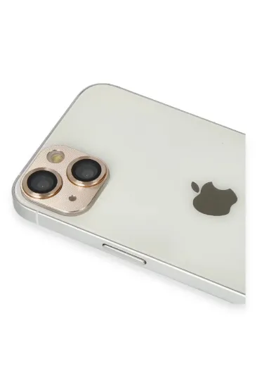 Newface iPhone 13 Pers Alüminyum Kamera Lens - Gold resmi