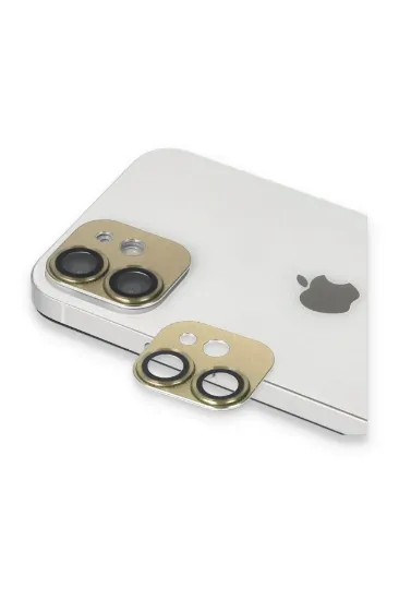 Newface iPhone 11 Pers Alüminyum Kamera Lens - Gold resmi